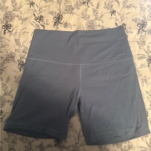 Lululemon Women's Gray High-Waisted Shorts